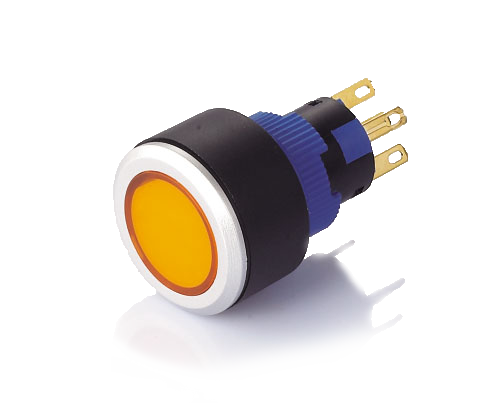 K16-G Circular illuminated button
