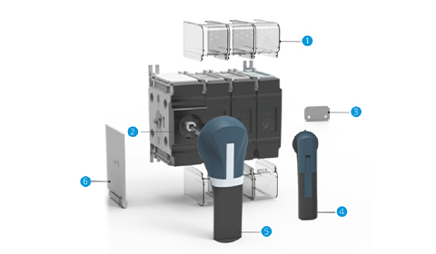 EHD high voltage DC disconnector