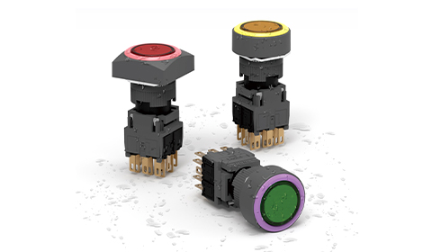 M16 series button switch and indicator light