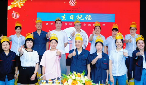Jinhong Electric's May birthday party!